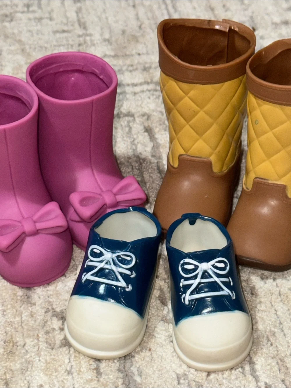 Our generation footwear lot 18” dolls western boots rain boots & tennis shoes
